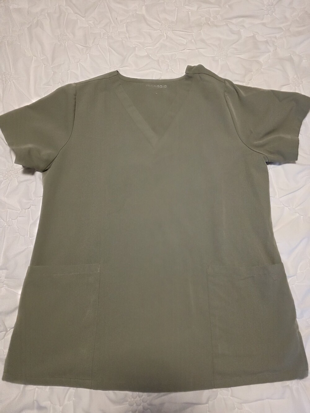 Women's Olive Green Scrub Set